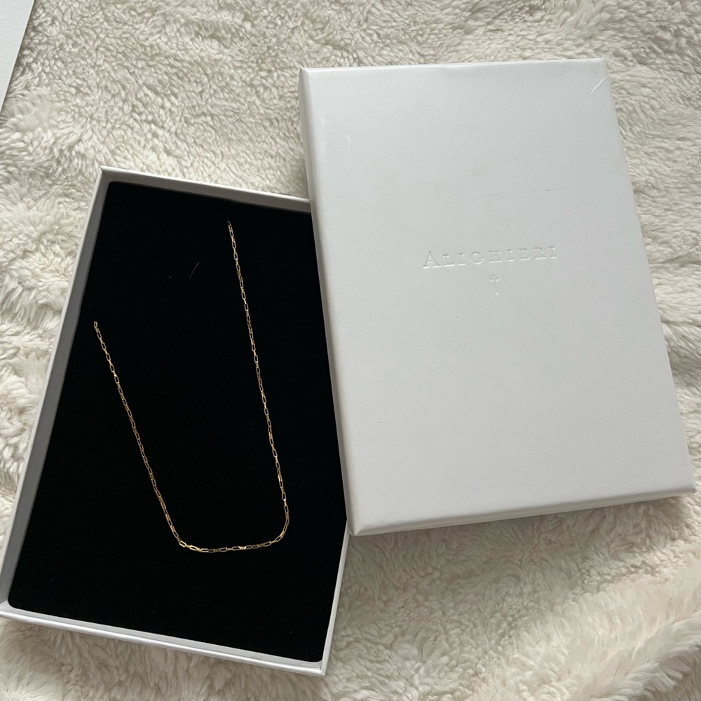 16 Inch Gold Filled Box Chain - Alighieri